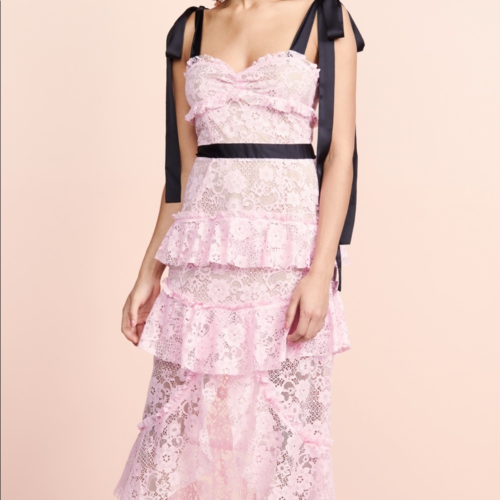 For Love and Lemons Iris High-Low Dress